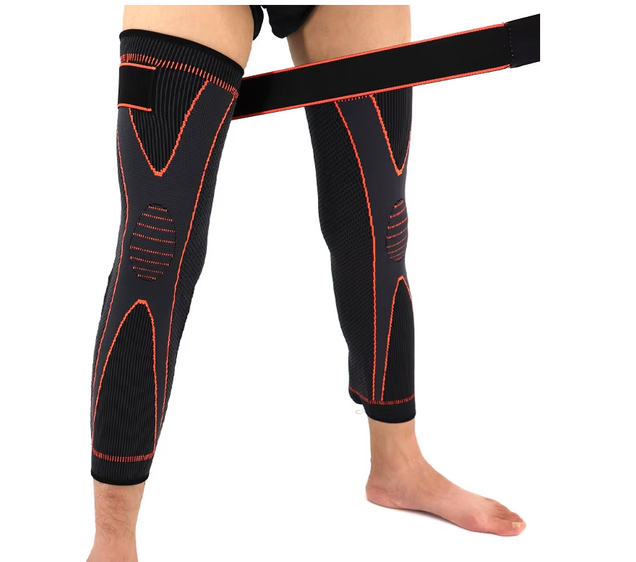 Leg Compression Sleeve Knee Brace Support Arthritis Joint Pain Relief Size L