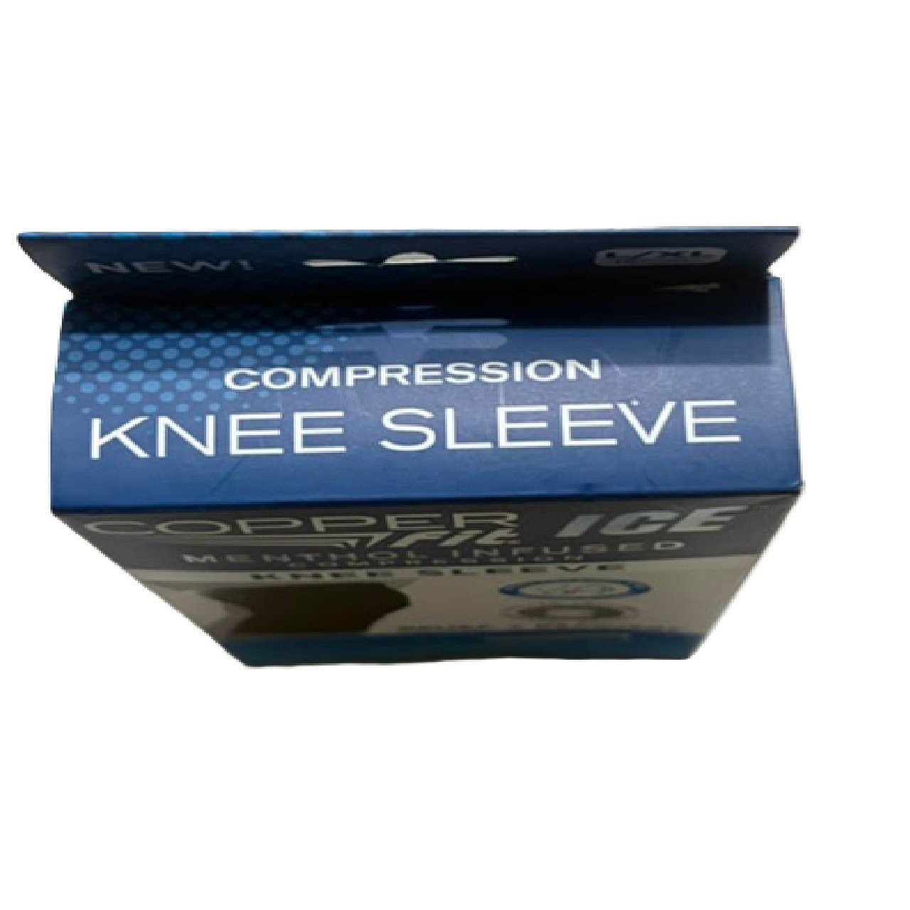 Copper Fit Ice Knee Sleeve Compression Infused W/Cooling Action & Menthol – L/XL