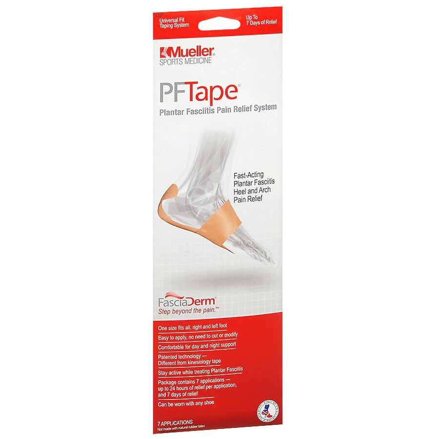 Mueller PFTape System For Plantar Fasciitis: Plantar Fasciitis / 7/pack (Tan)