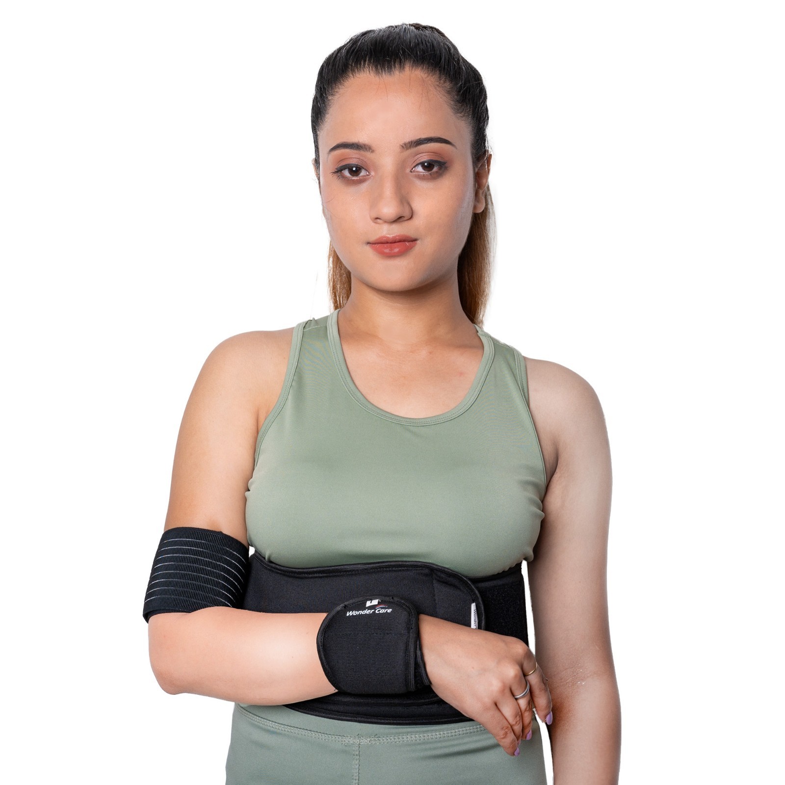 Left/Right Shoulder Immobilizer Arm Sling Elastic Brace USA or Clavicle Collar