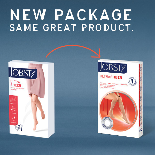 JOBST Women’s Ultrasheer Knee High Classic 15-20 mmHg Closed Toe