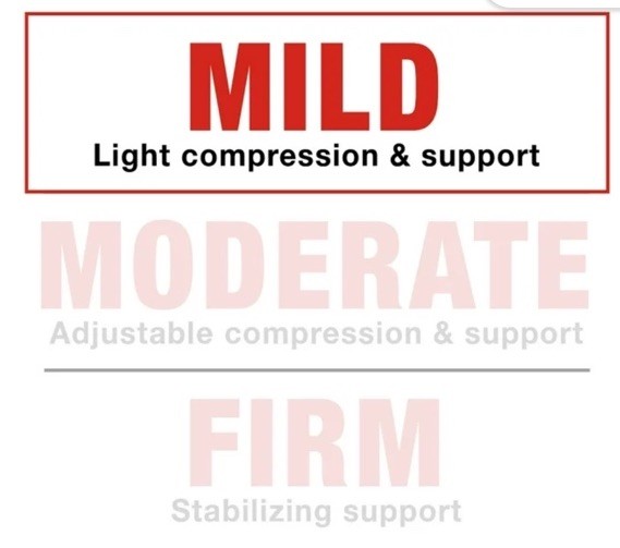 ACE Knee Compression Support: (Black)