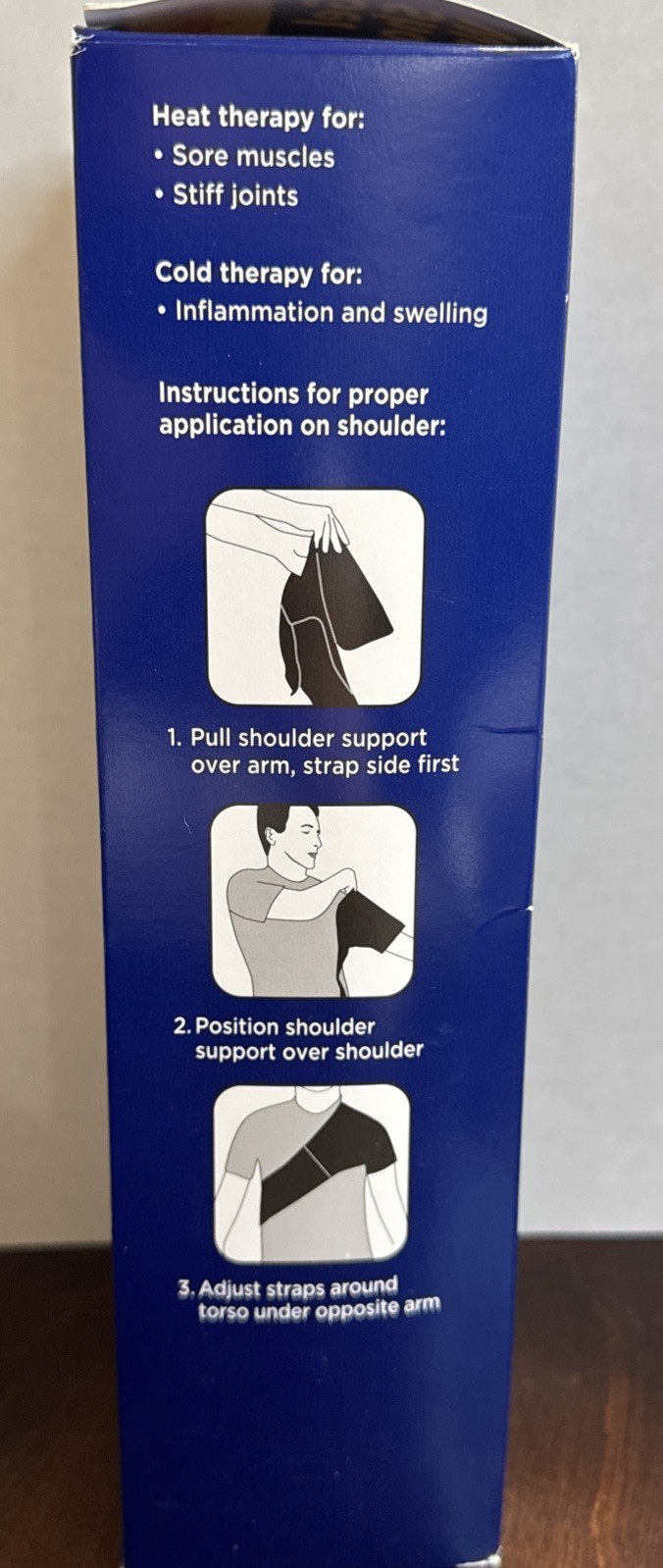 Gel Shoulder Support Heat and Cold therapy reusable new in box