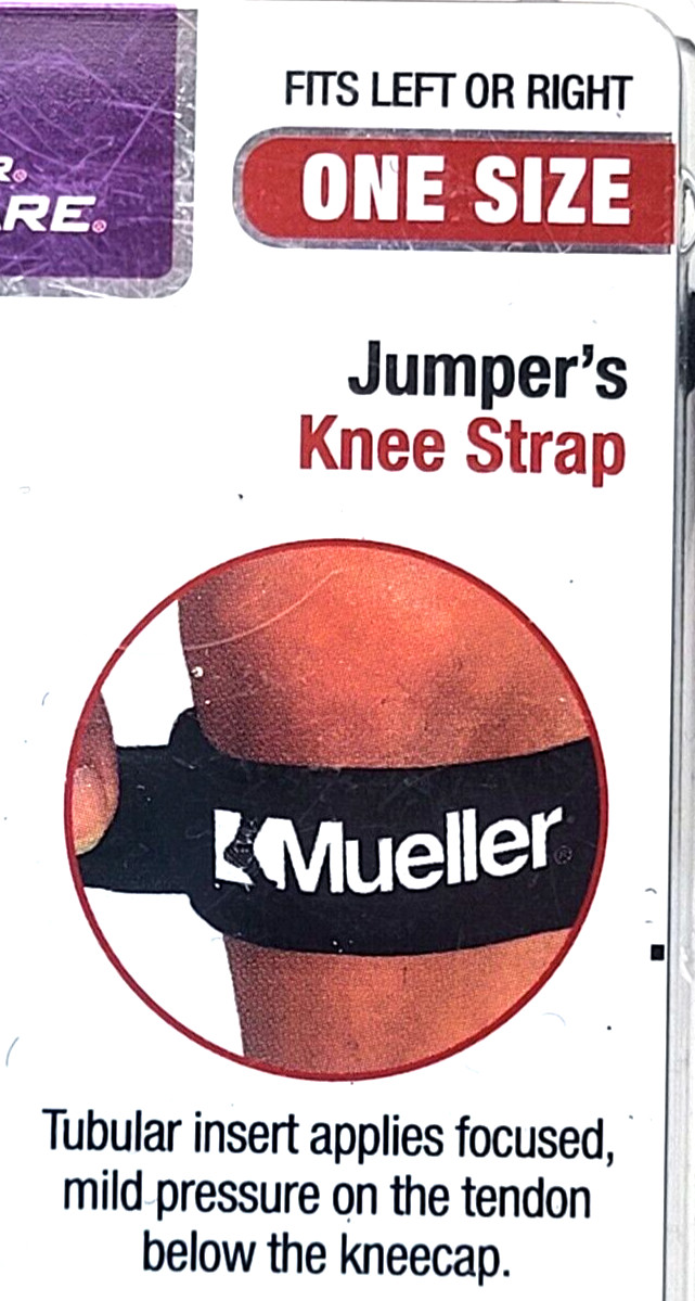 MUELLER Jumpers Knee Strap Moderate Support Antimicrobial Adjustable One Size