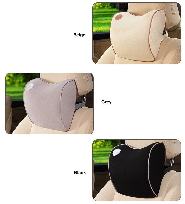 Neck Headrest Pillow Protective Rest Head Support Cushion Lumbar Pillow Foam