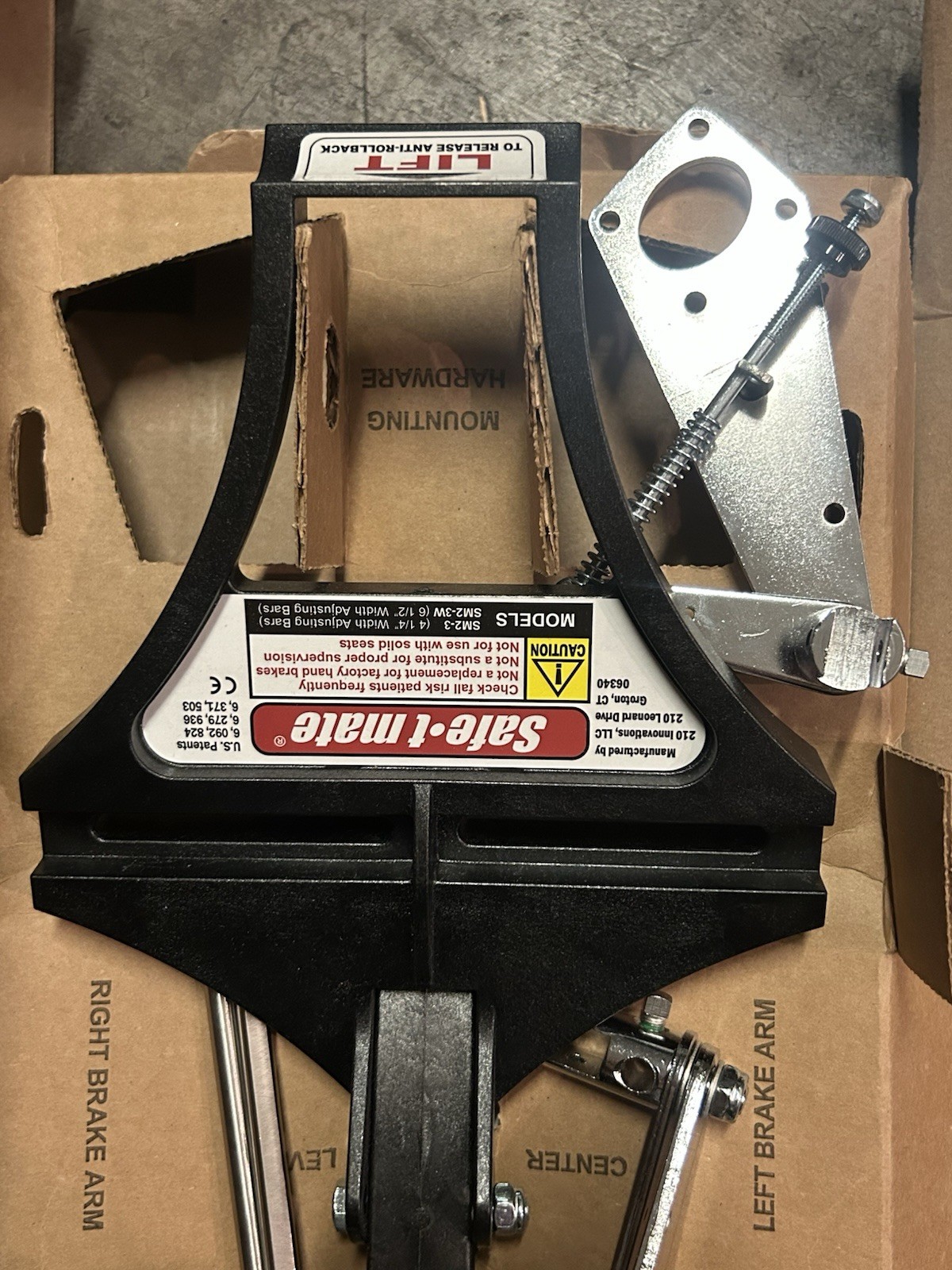 Safe-T Mate Wheelchair Anti-Rollback Device For 22″-24″ Widths, NEW!!!