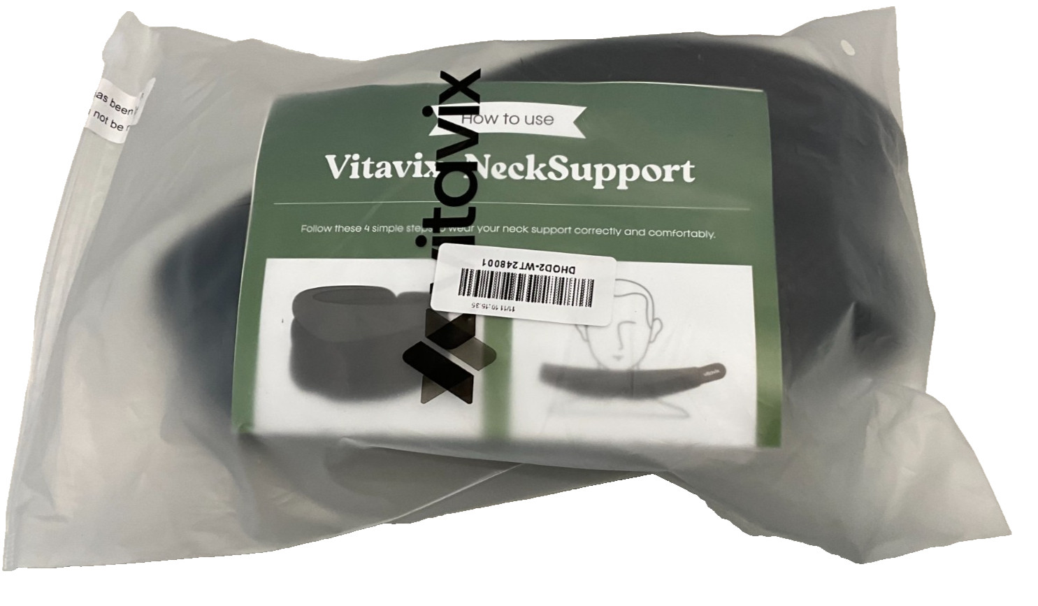 Vitavix Ergonomic Neck Support Brace Pillow Cervical Pain & Snoring Relief