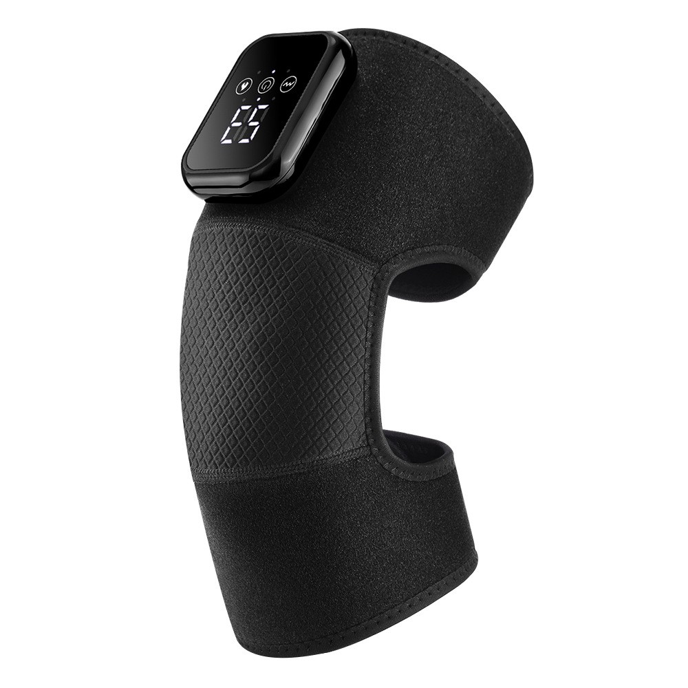 USB Heated Knee Brace Heating Support Muscle Massage Tool Warm Massager Wrap Pad