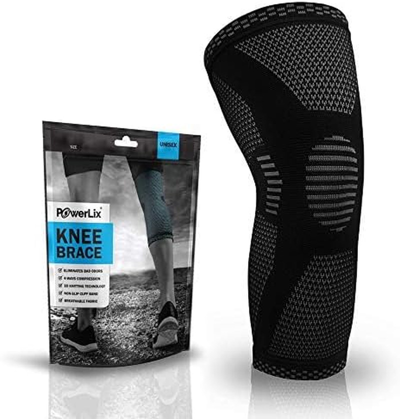 Knee Compression Sleeve – Best Knee Brace for Men & Women – Knee Support for Run