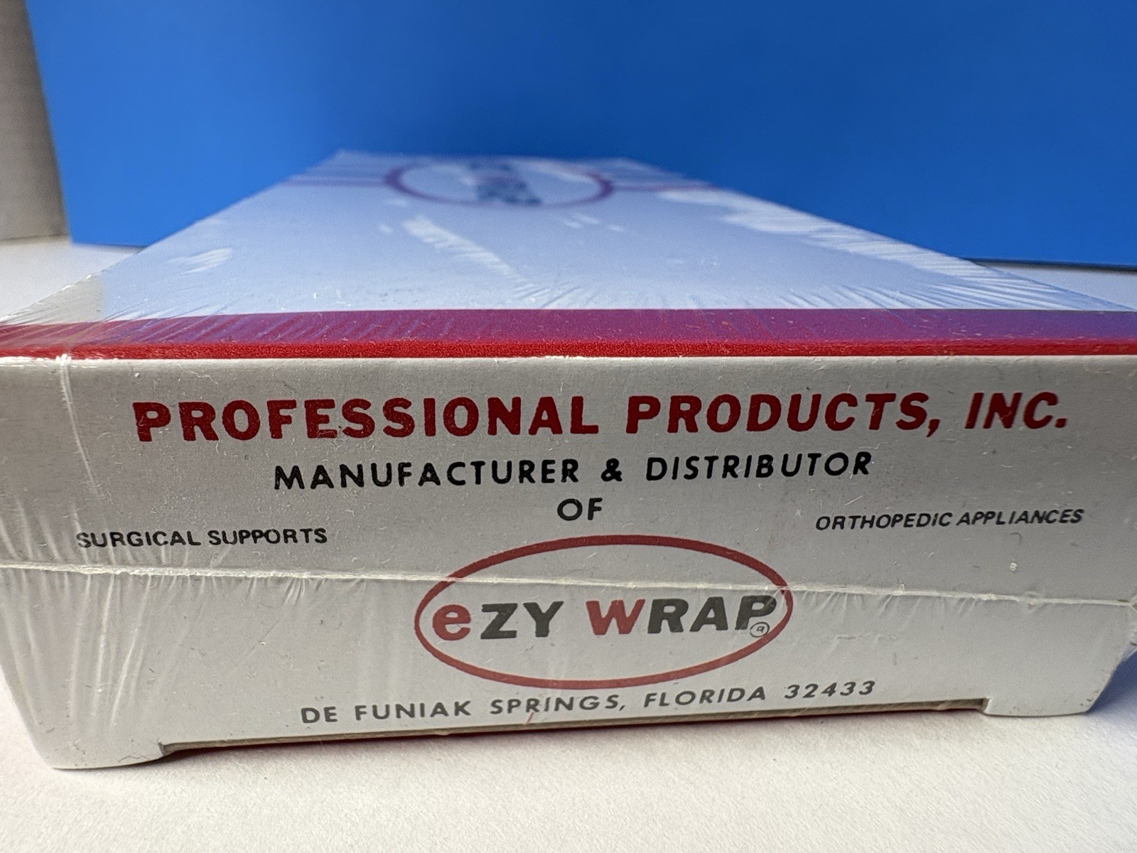Ezy Wrap Vinyl Wrist Support 8″ Left Hand Brown Size LARGE Carpal Tunnel NEW FS