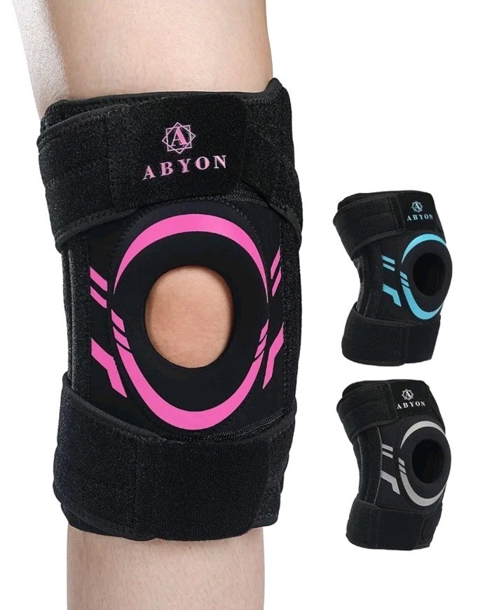 Knee Brace for Men & Women, Maximum Support with Side Stabilizers & Patella Gel