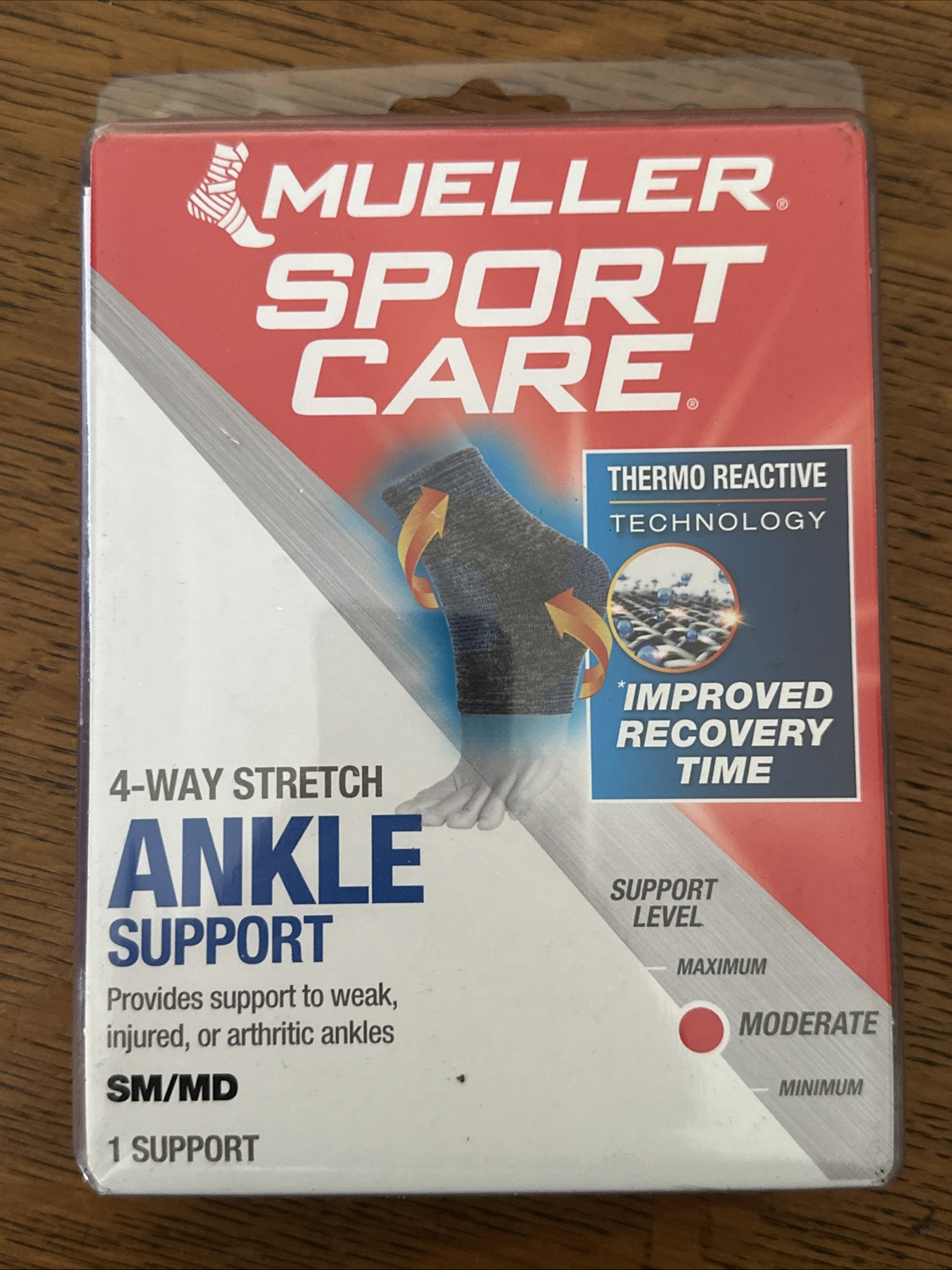 4-way Stretch Ankle Support Sleeve Small – Medium S M Moderate Support New