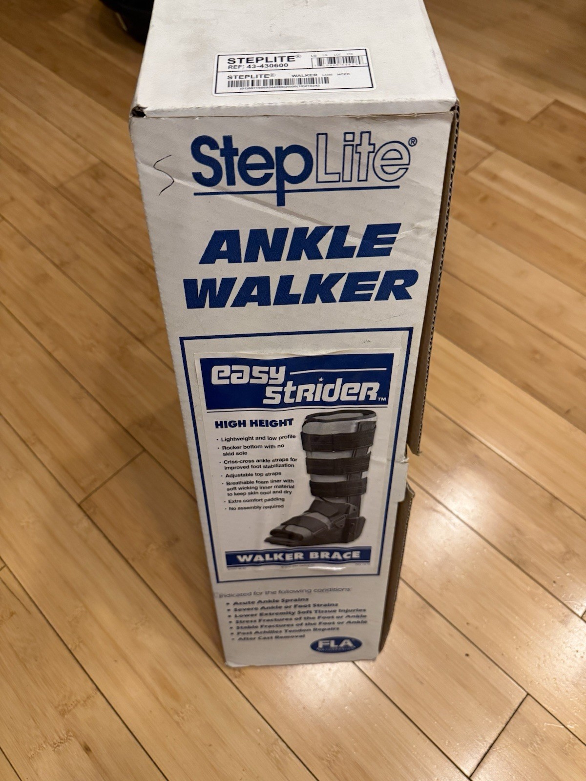 Steplite Ankle Walker High Height Easy Strider Walker Brace Size Small