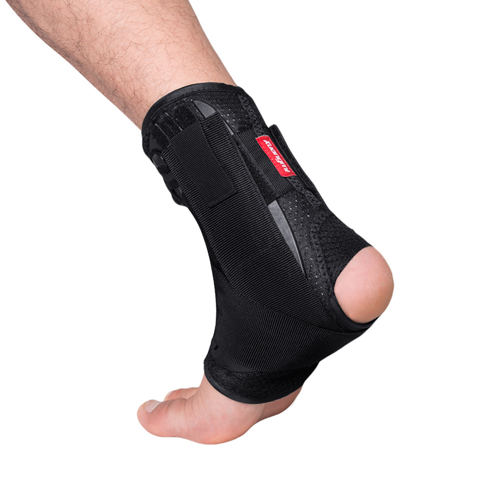 Kuangmi Ankle support Lace Up With Side Stabilizers Brace Protection Size M