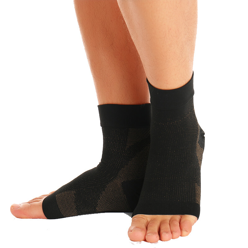 CFR Copper Infused Compression Socks Ankle Arch Support Planter Fasciitis Pain