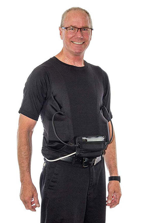 Men’s LVAD HeartWare Shirt – Comfortable Fit, Black & White, Sizes S-3XL