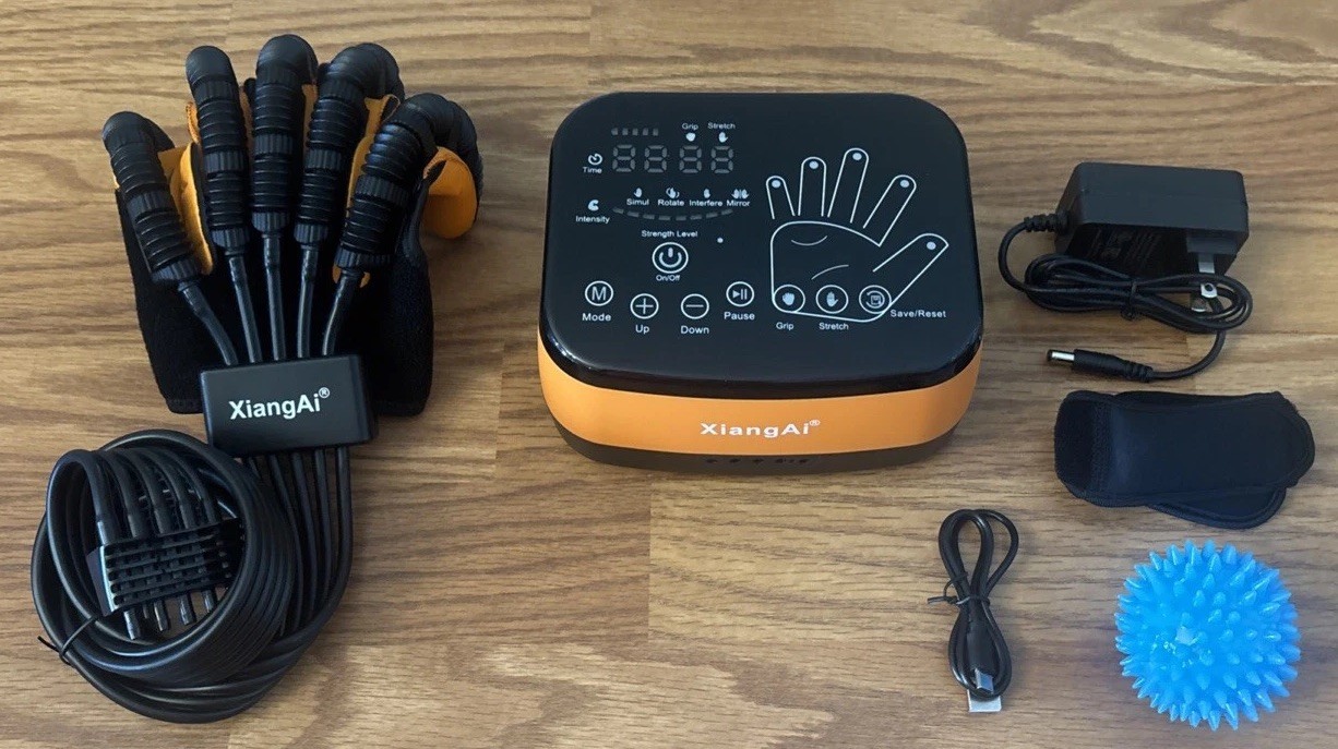 Rehabilitation Robot Gloves, Training Glove for Stroke Rehab Hand Finger Right L