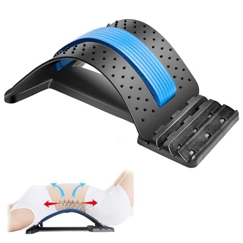 2024 Back Stretcher 4 Level Back Cracker Lower Back Pain Relief Device Adjustabl