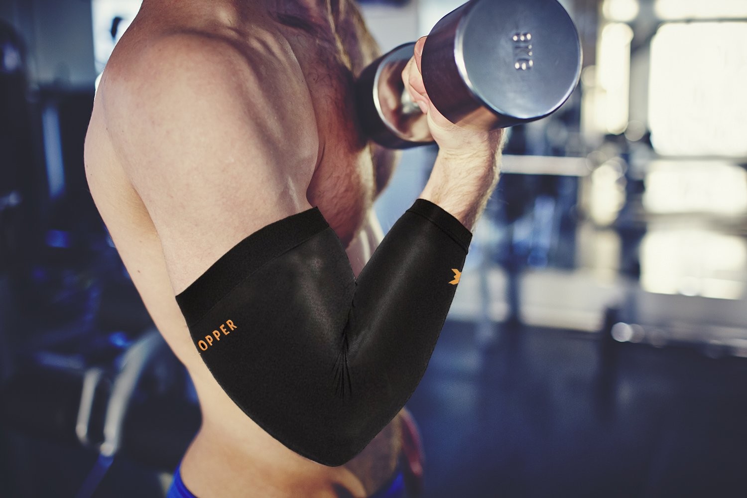 THX4COPPER Elbow Compression Sleeve(2 X-Large (Pack of 2), black