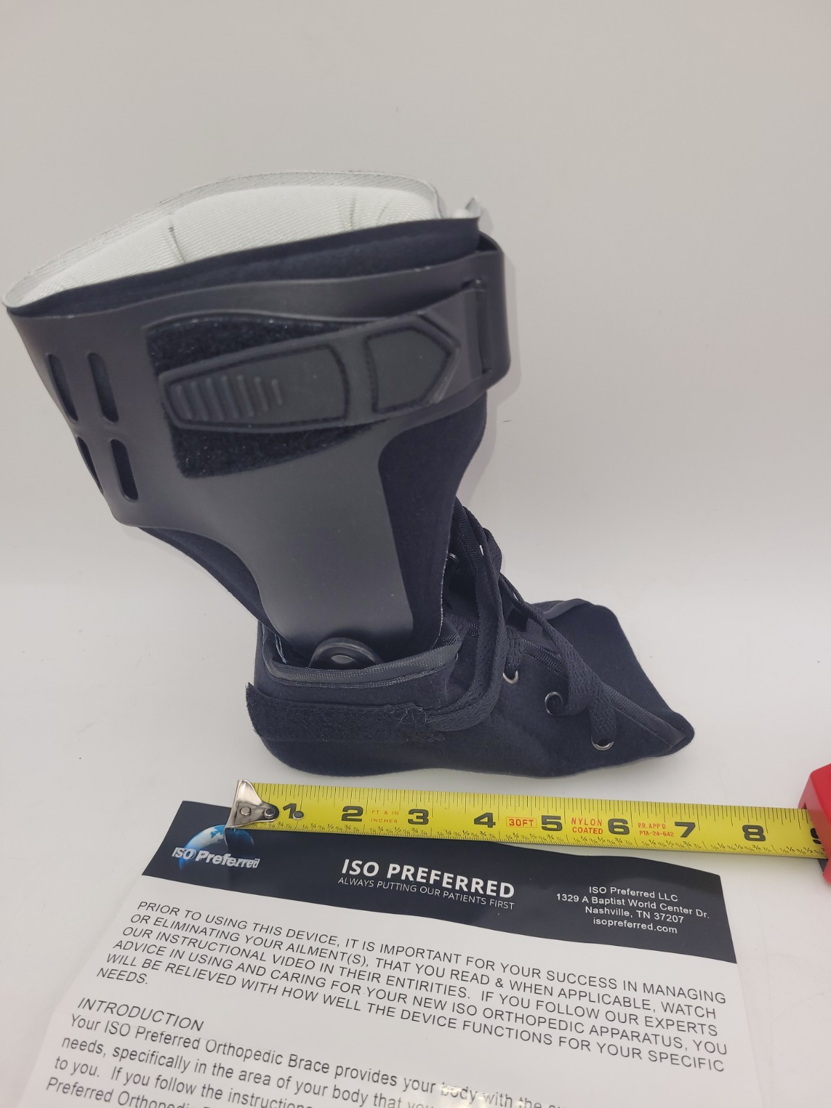 SECURE ANKLE BRACE by ISO Preferred AN342 Large Left New