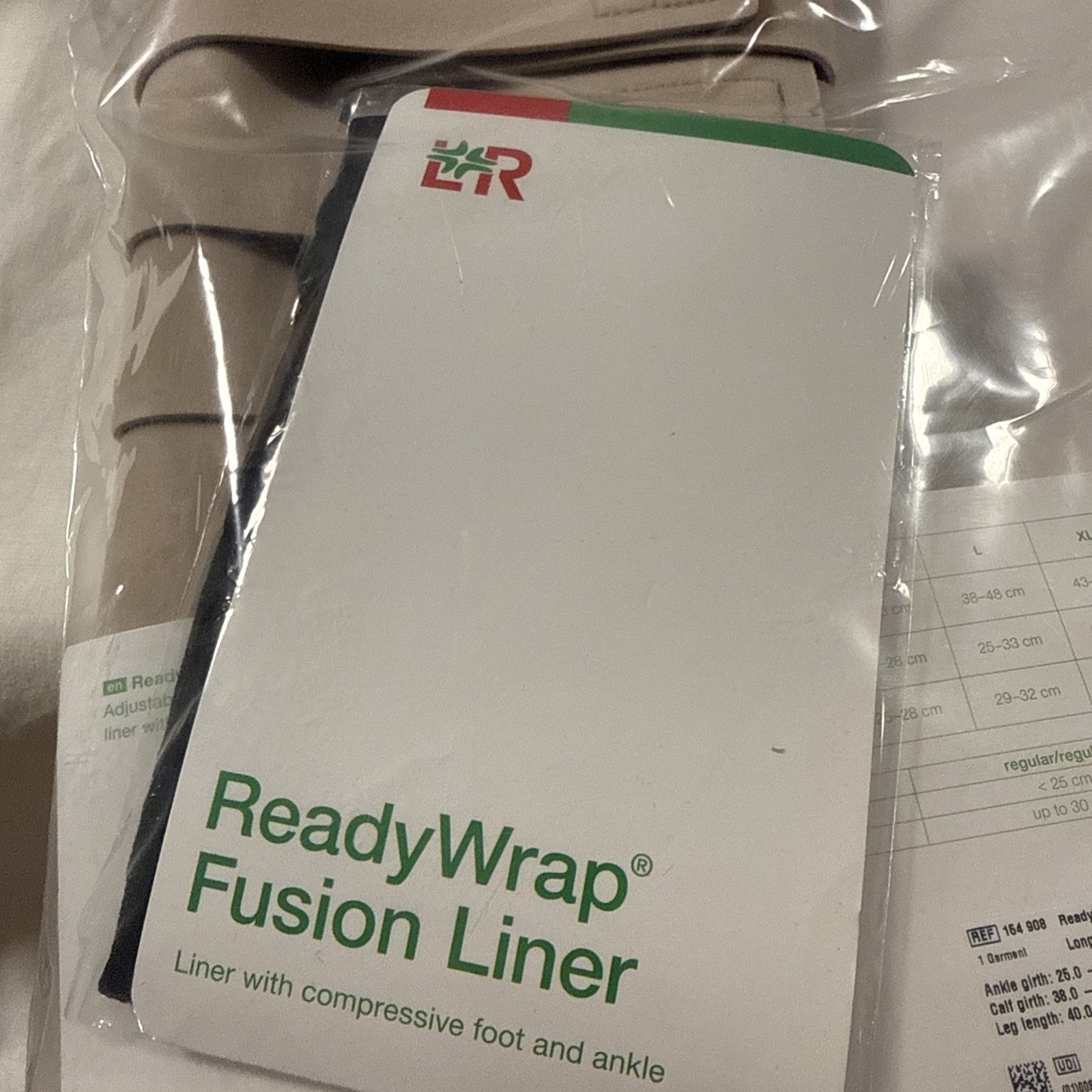 L&R Solaris Ready Wrap Compression Calf Leg Fusion Kit Beige w/One Liner – Long