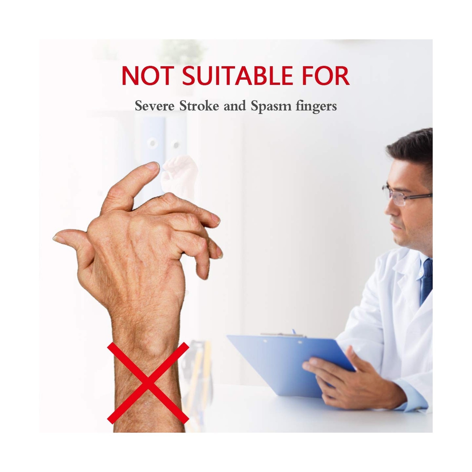 OSK Soft Functional Resting Hand Splint for Flexion Contractures – Stroke Han…