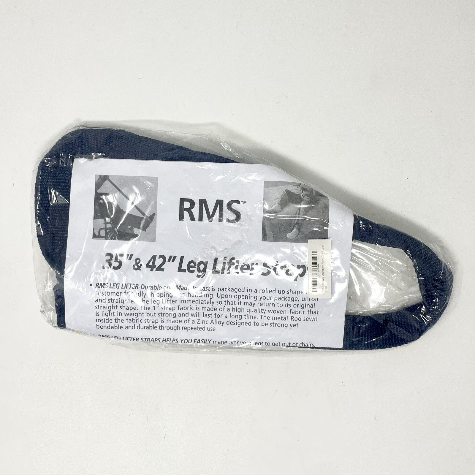 RMS 35″ or 42″ Black Adjustable Leg Lifter Straps Royal Medical Solutions Sealed