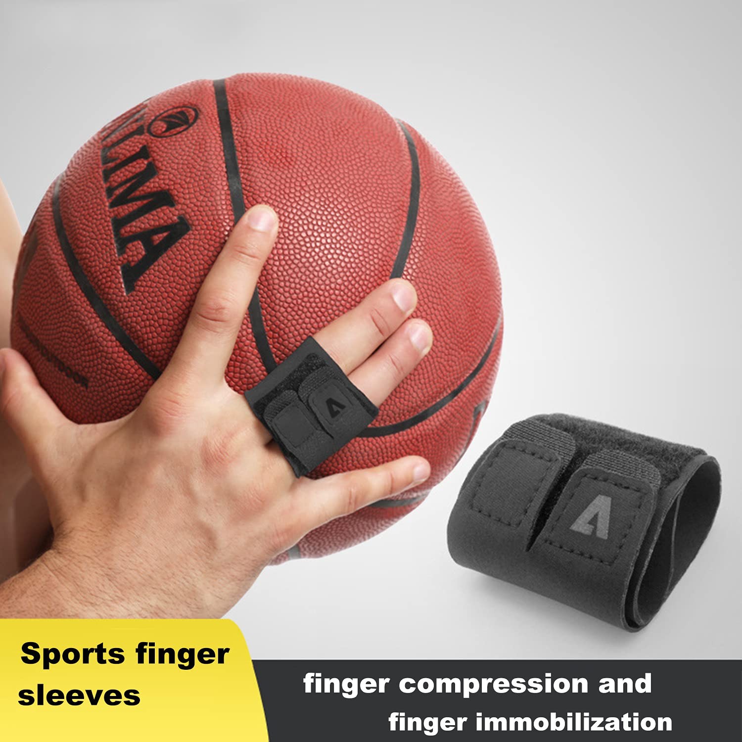 Finger Splint Finger Buddy Wraps Reusable Finger Sleeves, Adjustable Elastic …