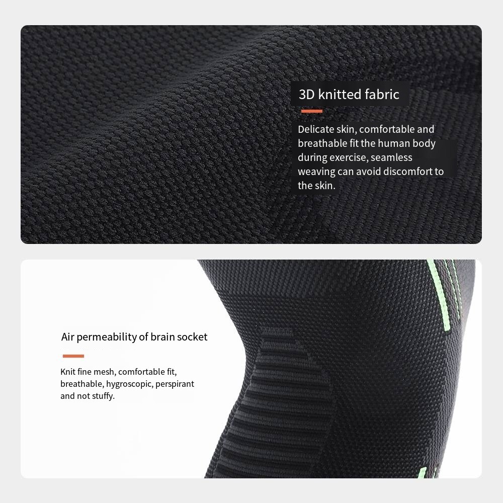 Outdoor Knitting Sports Knee Pads Fitness Running Bandage Compression Knee Pads