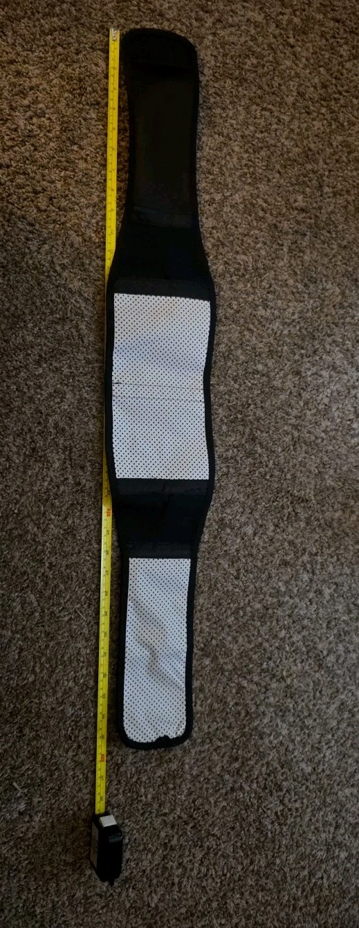 Unbranded Elastic Adjustable Light Weight Back Support Breathable Black NEW!