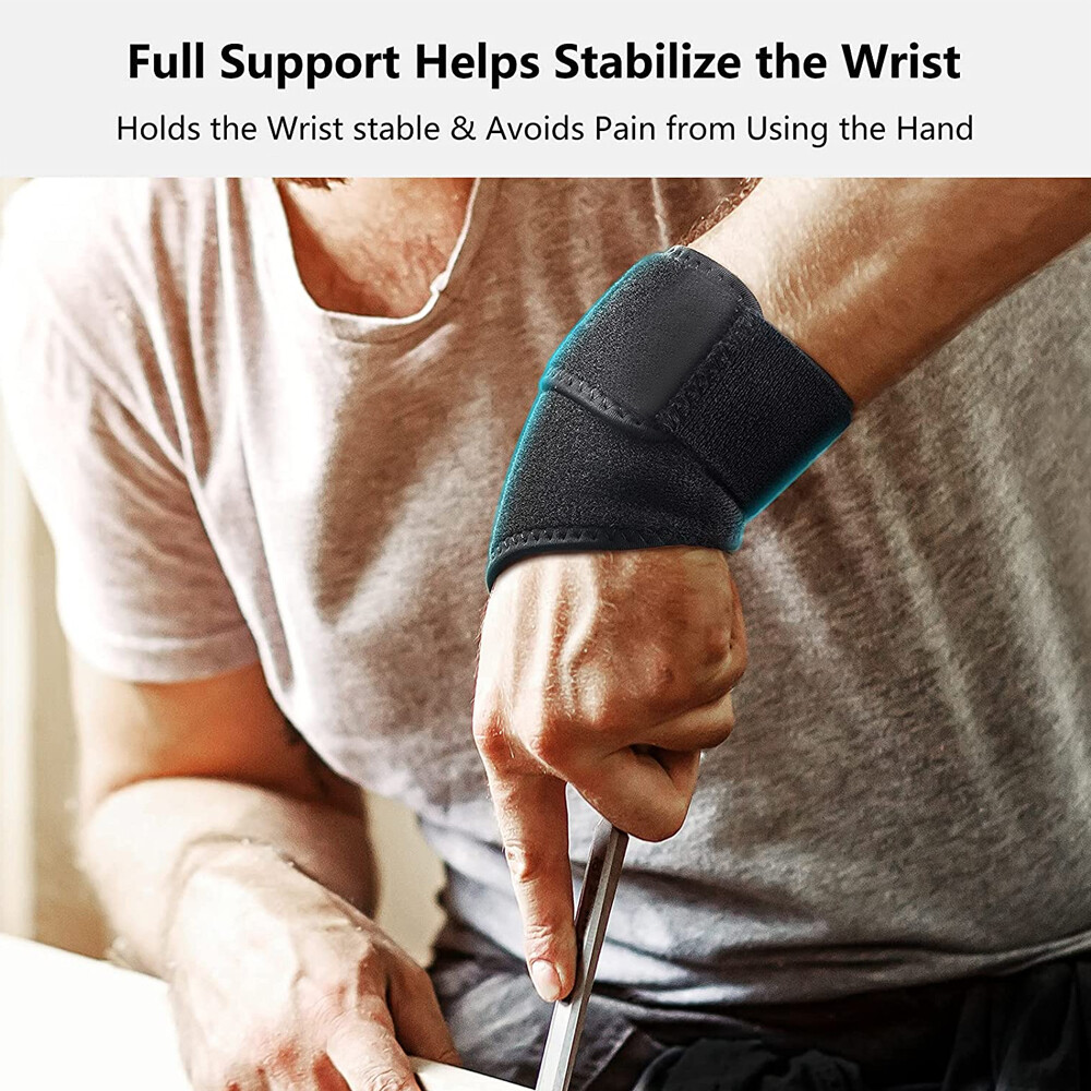 Unisex Sports Wristband Carpal Tunnel Brace Wrist Support Tendonitis Pain Relief