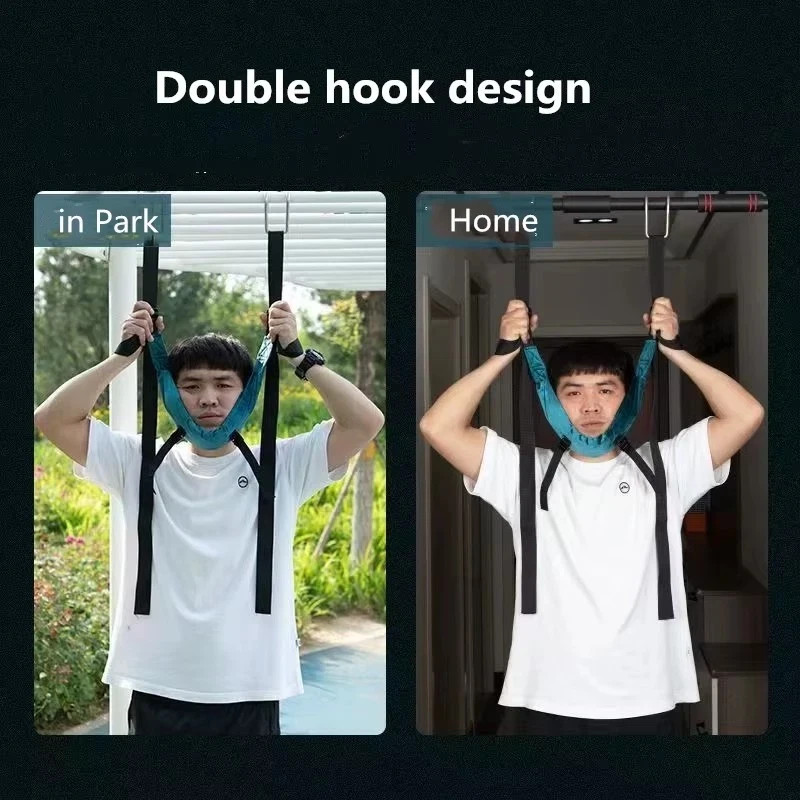 Hanging Neck Stretcher Cervical Traction Device Head Brace Support Pain Relief