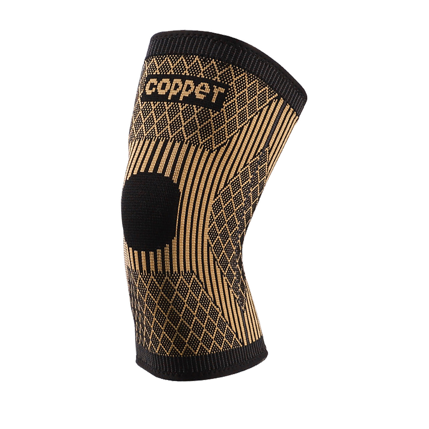 1/2xCopper Knee Sleeve Compression Brace Support Support Sport Joint Injury Pain