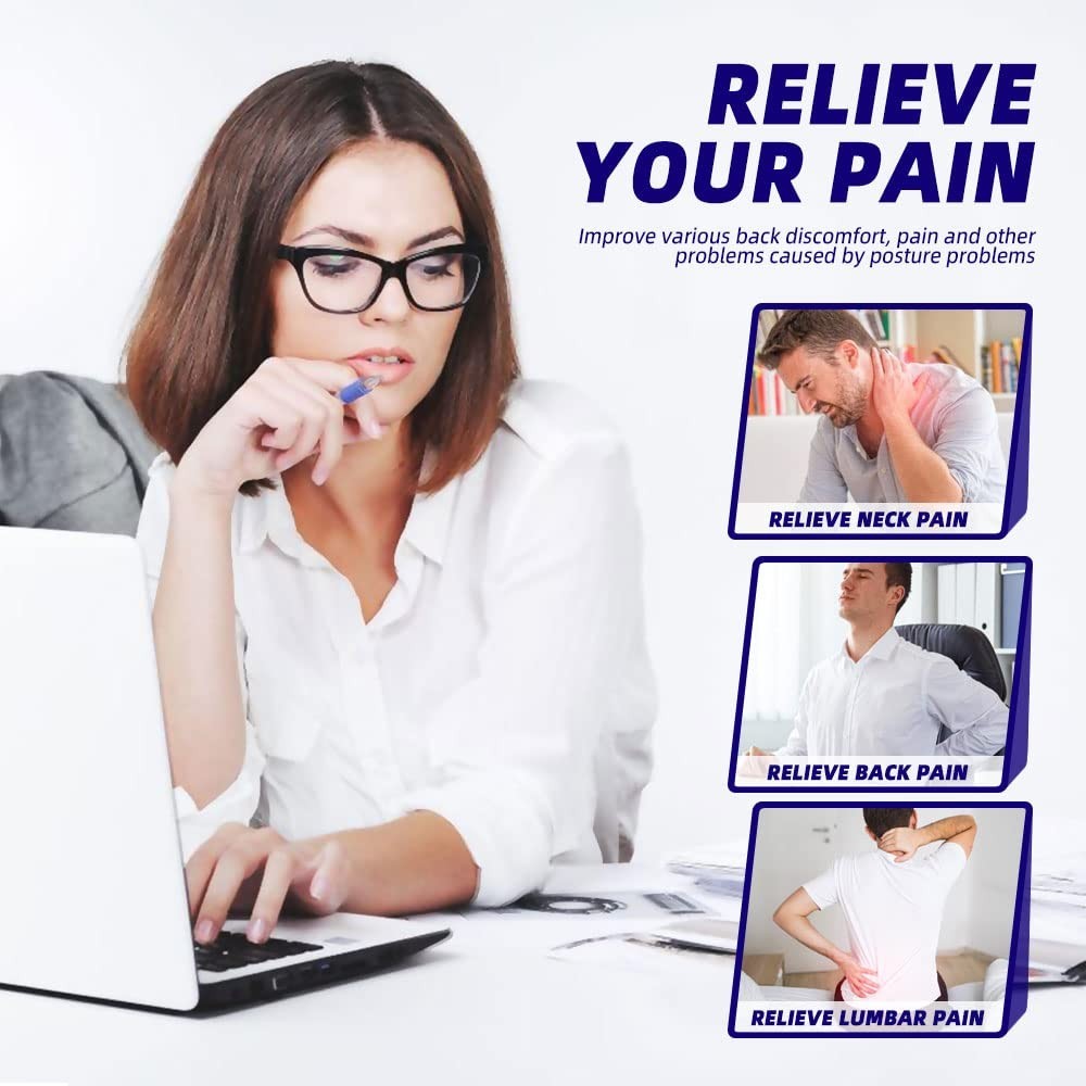 Posture Corrector Back Brace for Men & Women – Lumbar Support, Pain Relief, Full
