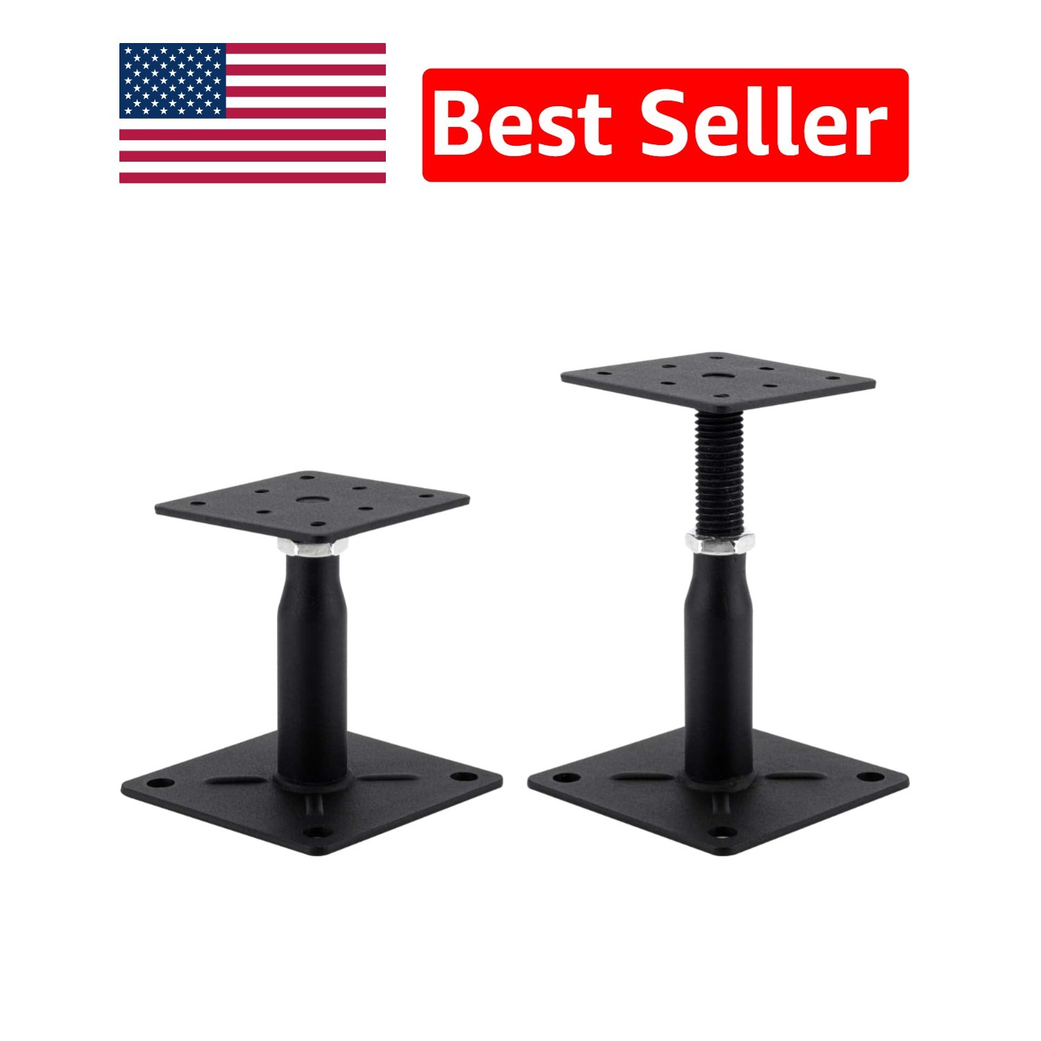 Compact Adjustable Support Jack 4″-7″ – Ideal for RVs and Foundation Support