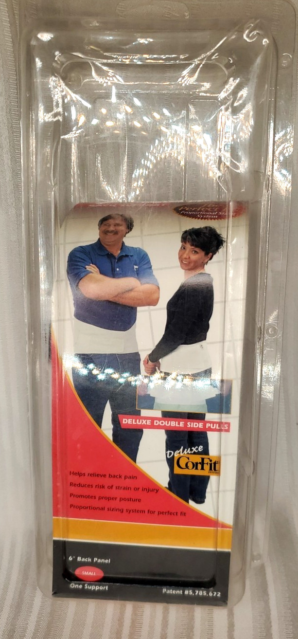Core Products CorFit System LS Back Support Size Small Hook & Loop New Old Stock