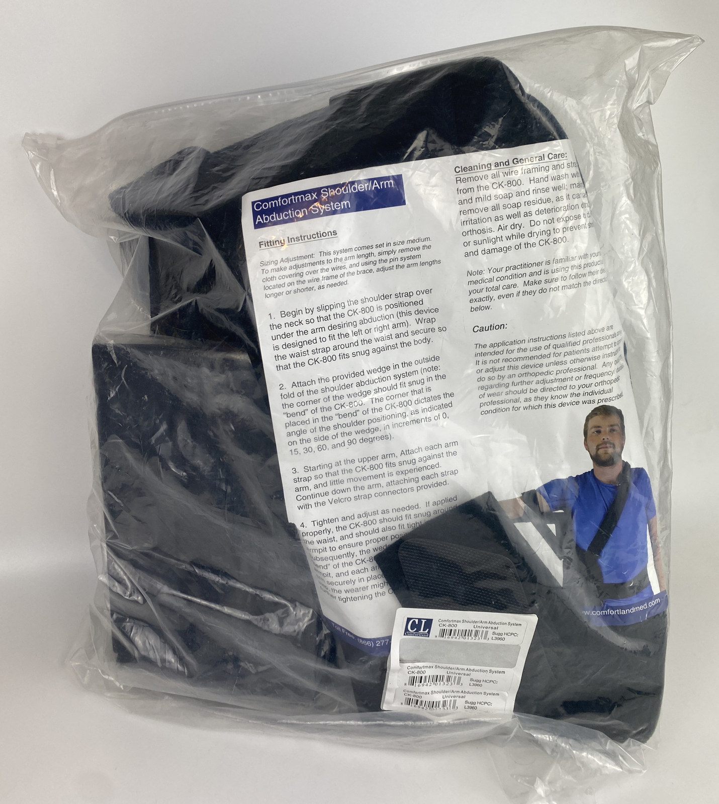 Comfortland CK-800 Shoulder Arm Abduction Brace Sling Comfortmax Universal SIze