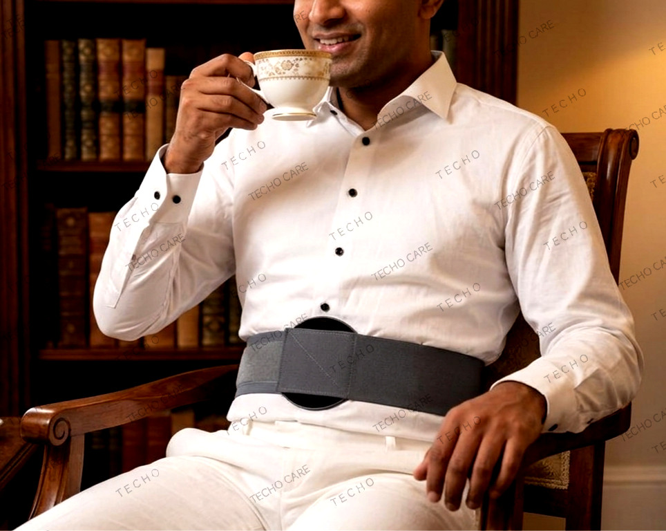 Umbilical Hernia Truss Support Belt for Relief of Abdominal Pain and
