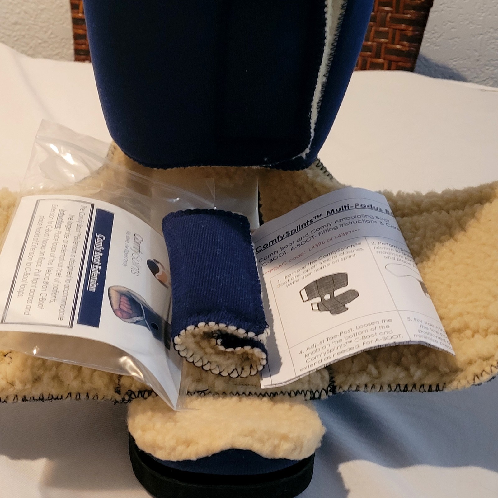 ComfySplints Multi-Podus Ambulating Boot Orthosis Measurements In Pictures