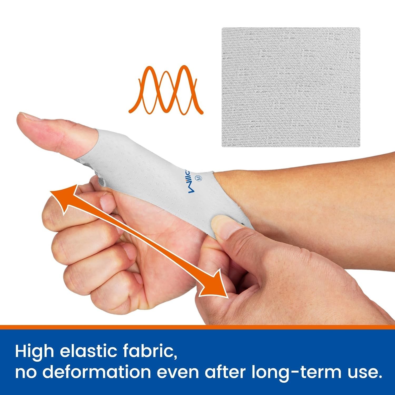 Soft Elastic Thumb Brace Compression Sleeve – 2 PCS for Arthritis Relief