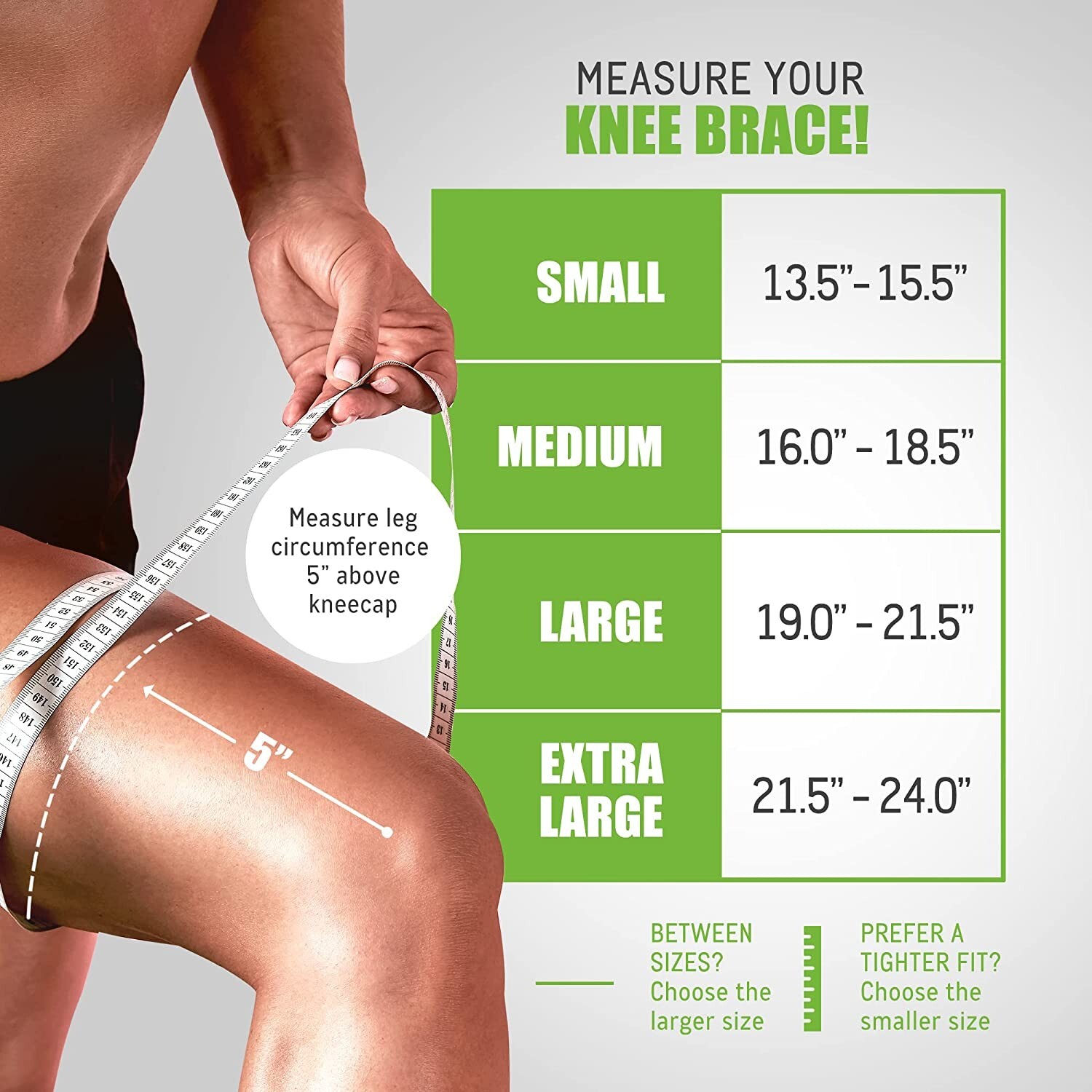 NeoAlly Compression Knee Sleeve for knee pain, gym knee sleeve, green, L