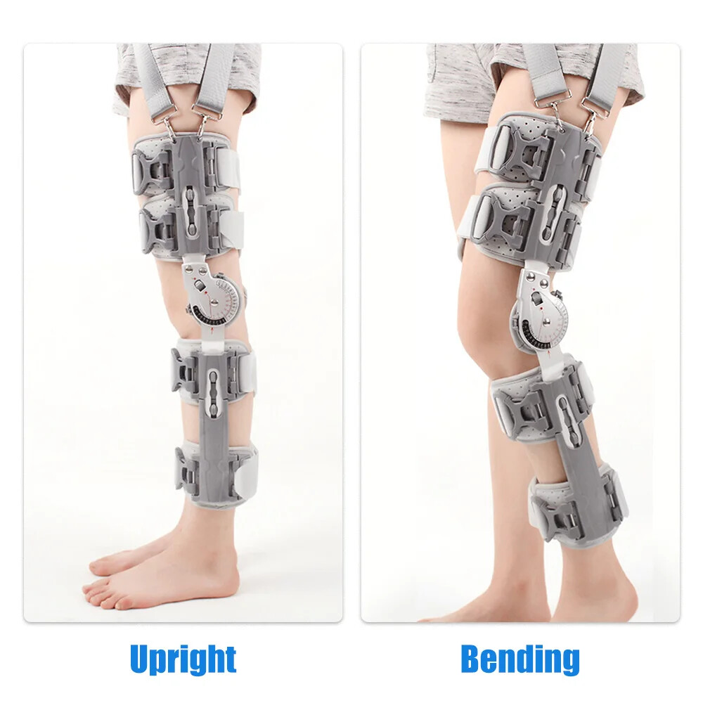 Medical Adjustable Hinged Knee Leg Brace Support For Arthritis Relief Joint Pain