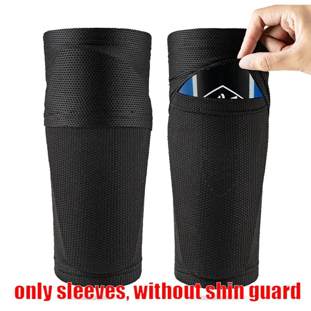 Pocket Kids Boys Men Sports Leg Guard Sleeves Instep Socks Football Shin Holder