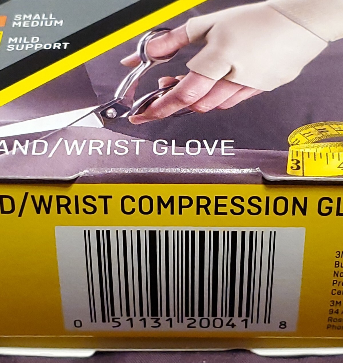 3M Futuro Compression Glove Mild Support to Aching, Weak Hands & Wrists S/M