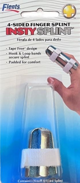 Flents Four-Sided Insty Splint Finger Protector Size Small (97486)