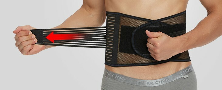 High Quality Adjustable Back waist Support lumbar belt for back pain relief