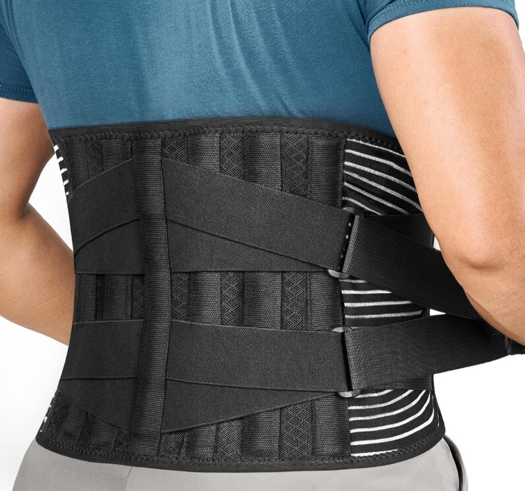 Back Support Lower Lumbar Support Brace Pain Relief Corset Belt Medium