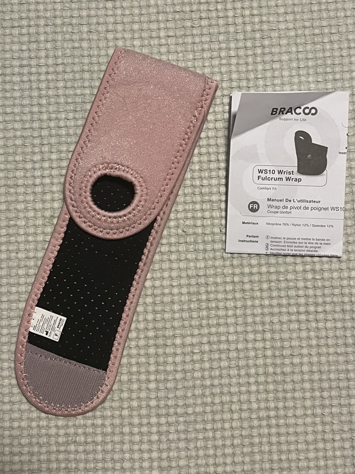 Brac WS10 Wrist Fulcrum Wrap -Pink – One Size *No Box