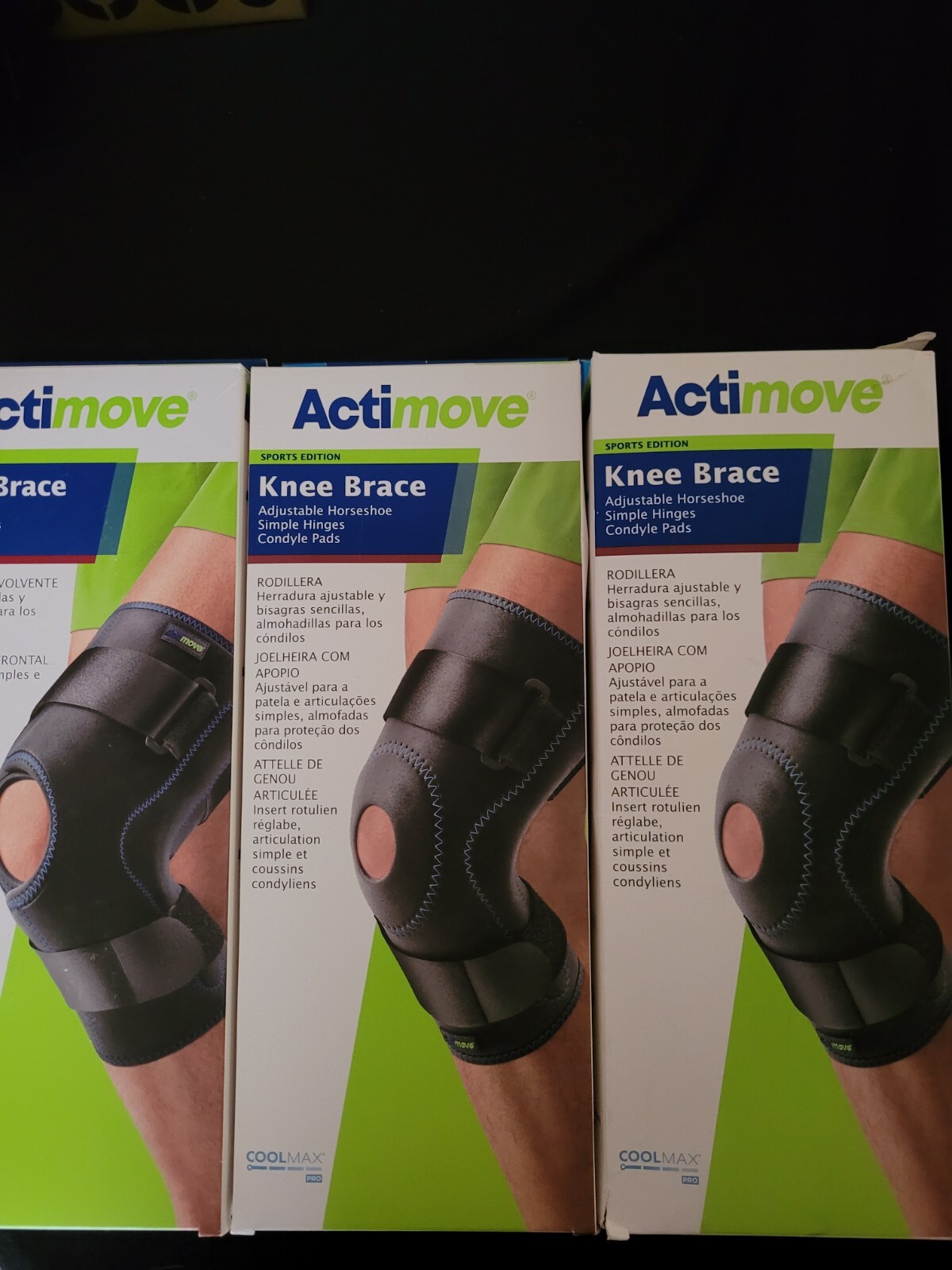 ACTIMOVE SPORTS EDITION WRAP AROUND KNEE BRACE Sizes L, XXL & 3XL