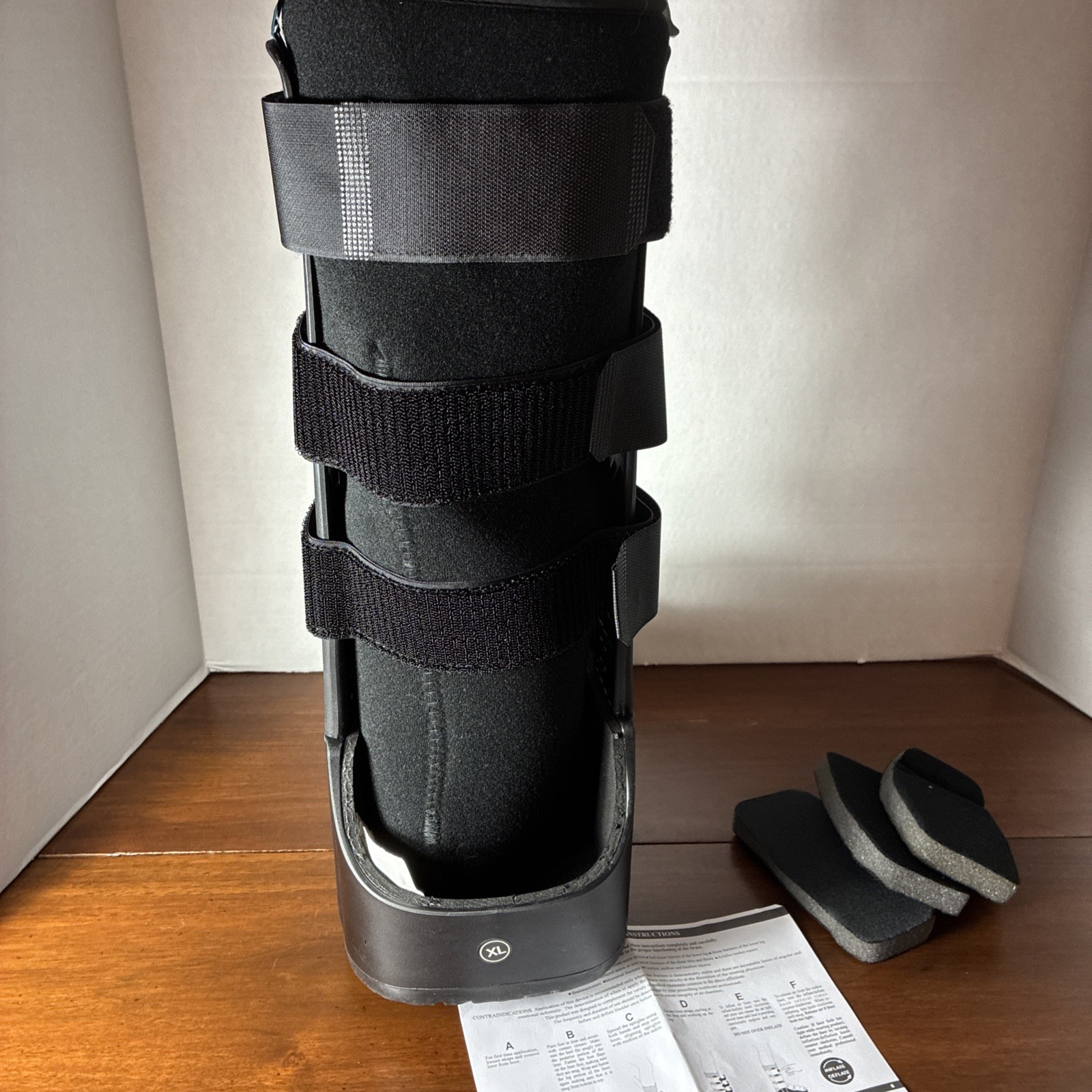 Pneumatic Walker Brace Boot Size XL 18” High Adjustable New Sprain Injury